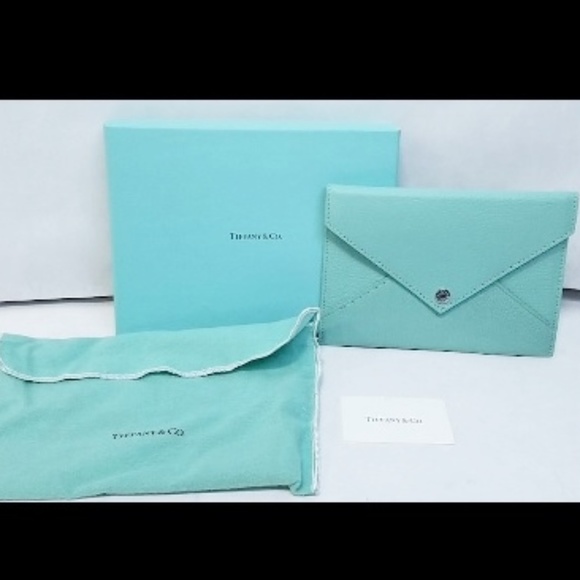Tiffany & Co. Handbags - Auth Tiffany & Co 4.5" x 6.5" Clutch Wallet NIB